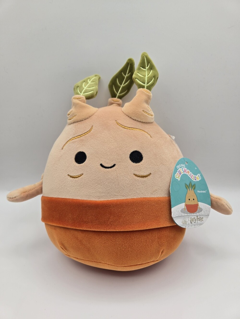 NEW Squishmallows Harry Potter Mandrake Plant Plush Stuffed Toy
